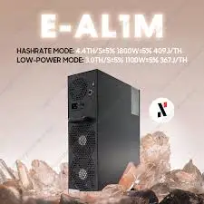 BR AMAIZING, предложение, Золотая оболочка, E-AL1M 4,4 TH/s Blake3 Miner
BR AMAIZING, предложение, Золотая оболочка, E-AL1M 4,4 TH/s Blake3 Miner