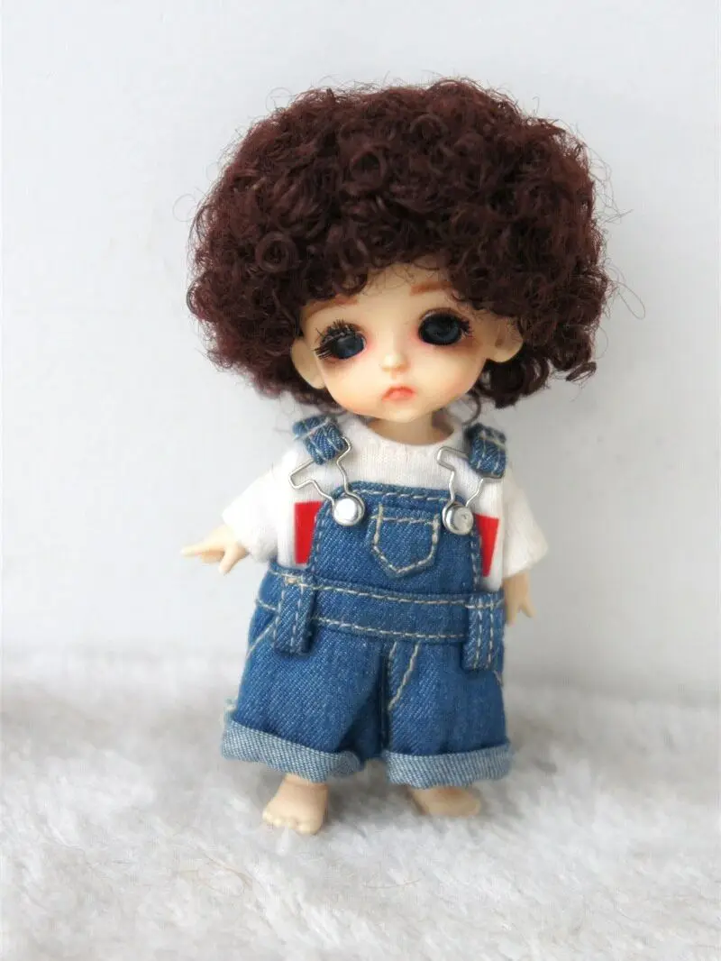 JD713 1/12 Tiny Short Curly Doll Wigs For Size 3-4 Inch 9-10cm Wholesale Afro Tight Lati White BJD Synthetic Mohair Hair
JD713 1/12 Tiny Short Curly Doll Wigs For Size 3-4 Inch 9-10cm Wholesale Afro Tight Lati White BJD Synthetic Mohair Hair