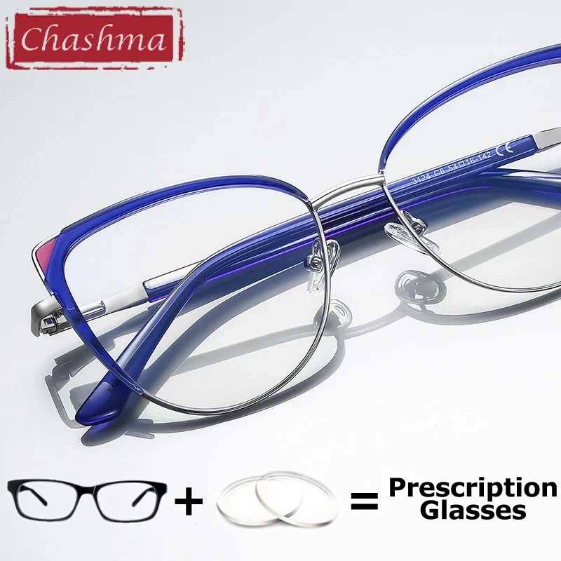 Очки Chashma по рецепту врача, женские оптические очки в форме кошачьего глаза, модные очки с защитой от синего света, очки для работы за компьютером и чтения
Очки Chashma по рецепту врача, женские оптические очки в форме кошачьего глаза, модные очки с защитой от синего света, очки для работы за компьютером и чтения