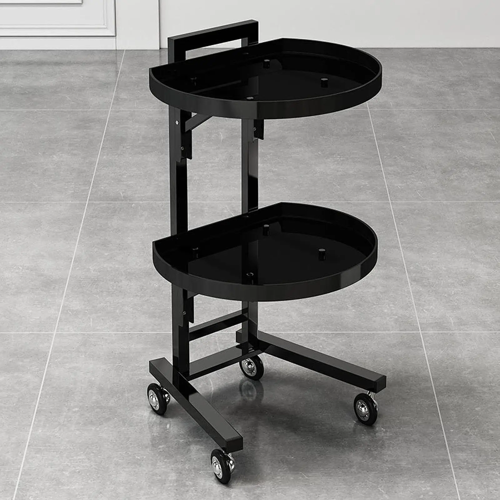 Rolling Salon Tray Cart Salon Tray Cart on Wheels for Hairdresser Shops SPA
Rolling Salon Tray Cart Salon Tray Cart on Wheels for Hairdresser Shops SPA