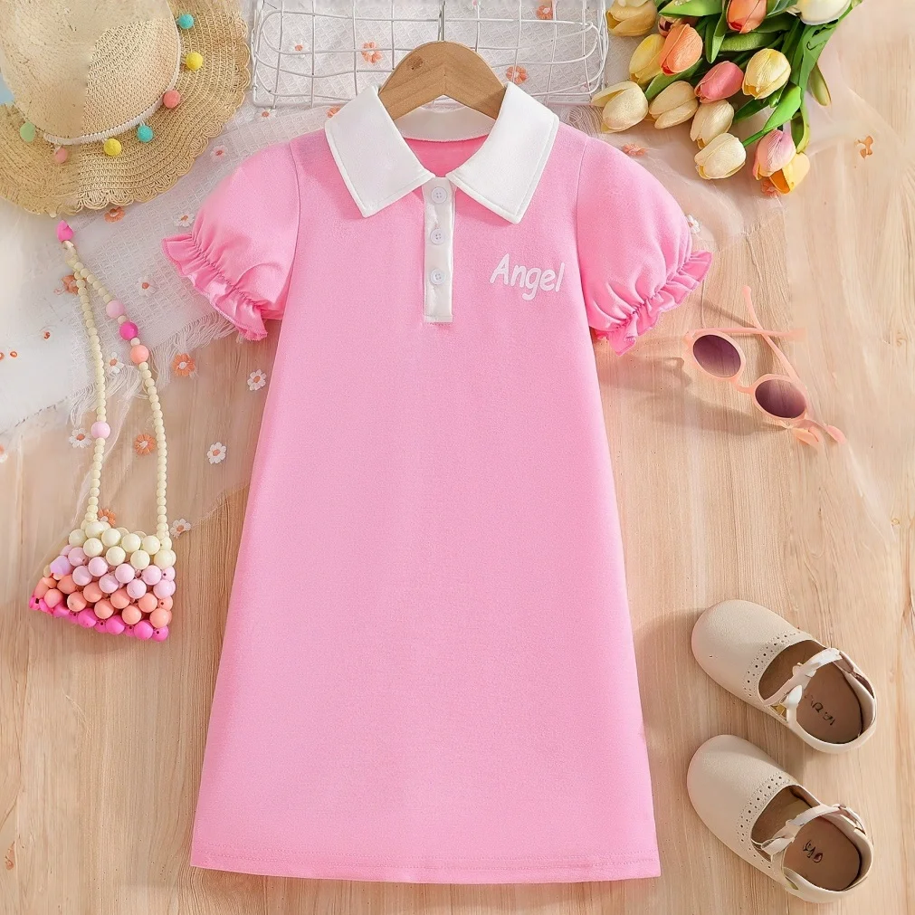 Kids Girls' Summer Shirt Dress Casual Party Knee-Length Dresses for Youngsters Girls' School Outfit Sport Wear Clothing 4 To 7 Y
Kids Girls' Summer Shirt Dress Casual Party Knee-Length Dresses for Youngsters Girls' School Outfit Sport Wear Clothing 4 To 7 Y