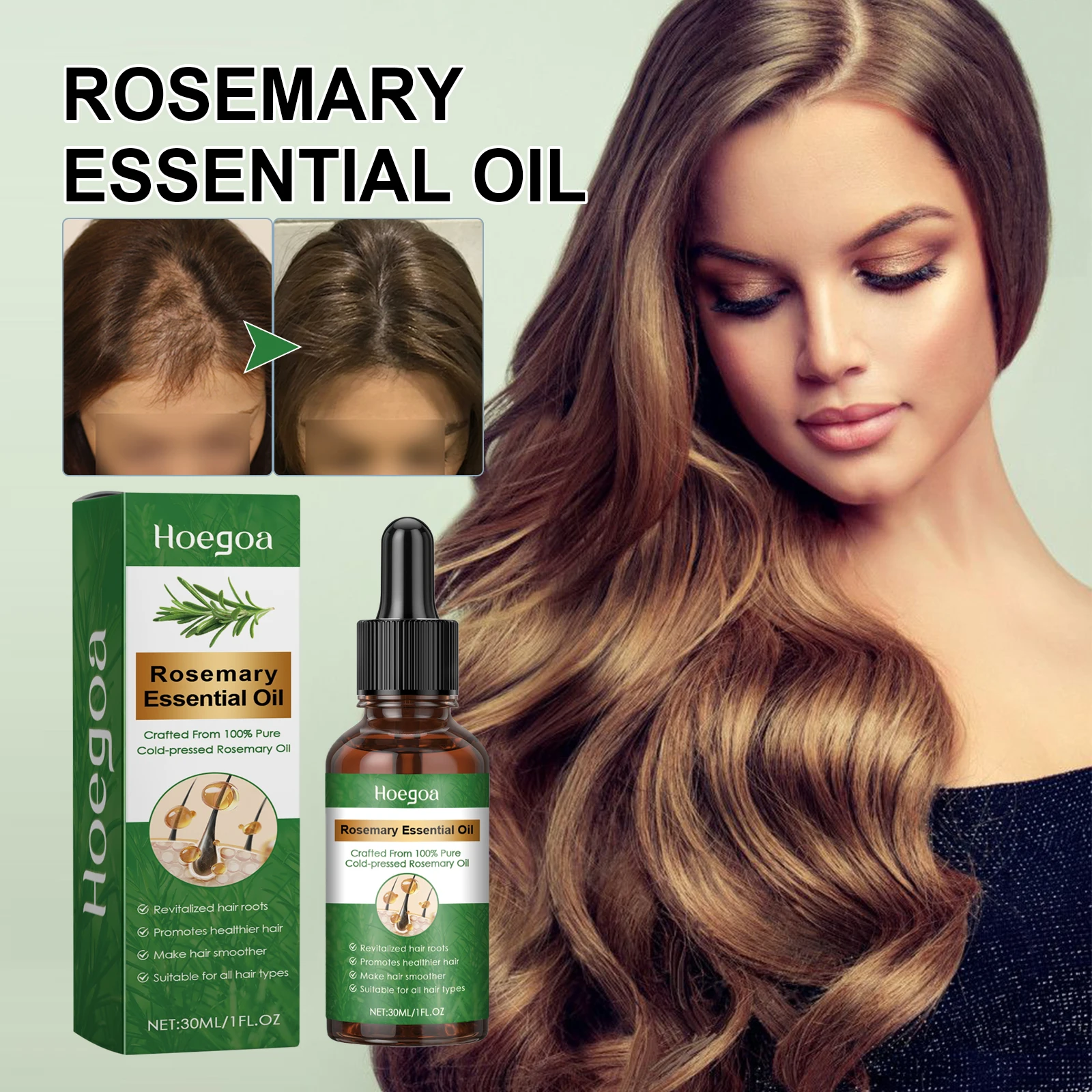 Rosemary Mint Scalp Hair Strengthen Biotin Hair Serum Nourishing Treatment for Split Ends & Dry Hair Care Growth Essential Oils
Rosemary Mint Scalp Hair Strengthen Biotin Hair Serum Nourishing Treatment for Split Ends & Dry Hair Care Growth Essential Oils