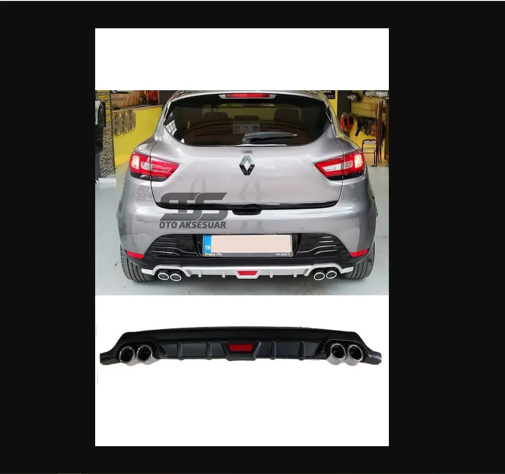 For Renault Clio 4 Diffuser 2012 2013 2014 2015 2016 2017 2018 Extension Rear Bumper Attachment Car Auto Accessory Universal
For Renault Clio 4 Diffuser 2012 2013 2014 2015 2016 2017 2018 Extension Rear Bumper Attachment Car Auto Accessory Universal