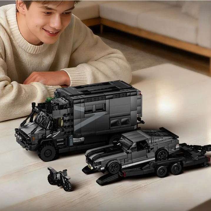 95003 MOC RV Building Blocks Set - Sports Cars & Trucks Bricks Toy Kit for Boys Ideal Christmas Gift
95003 MOC RV Building Blocks Set - Sports Cars & Trucks Bricks Toy Kit for Boys Ideal Christmas Gift