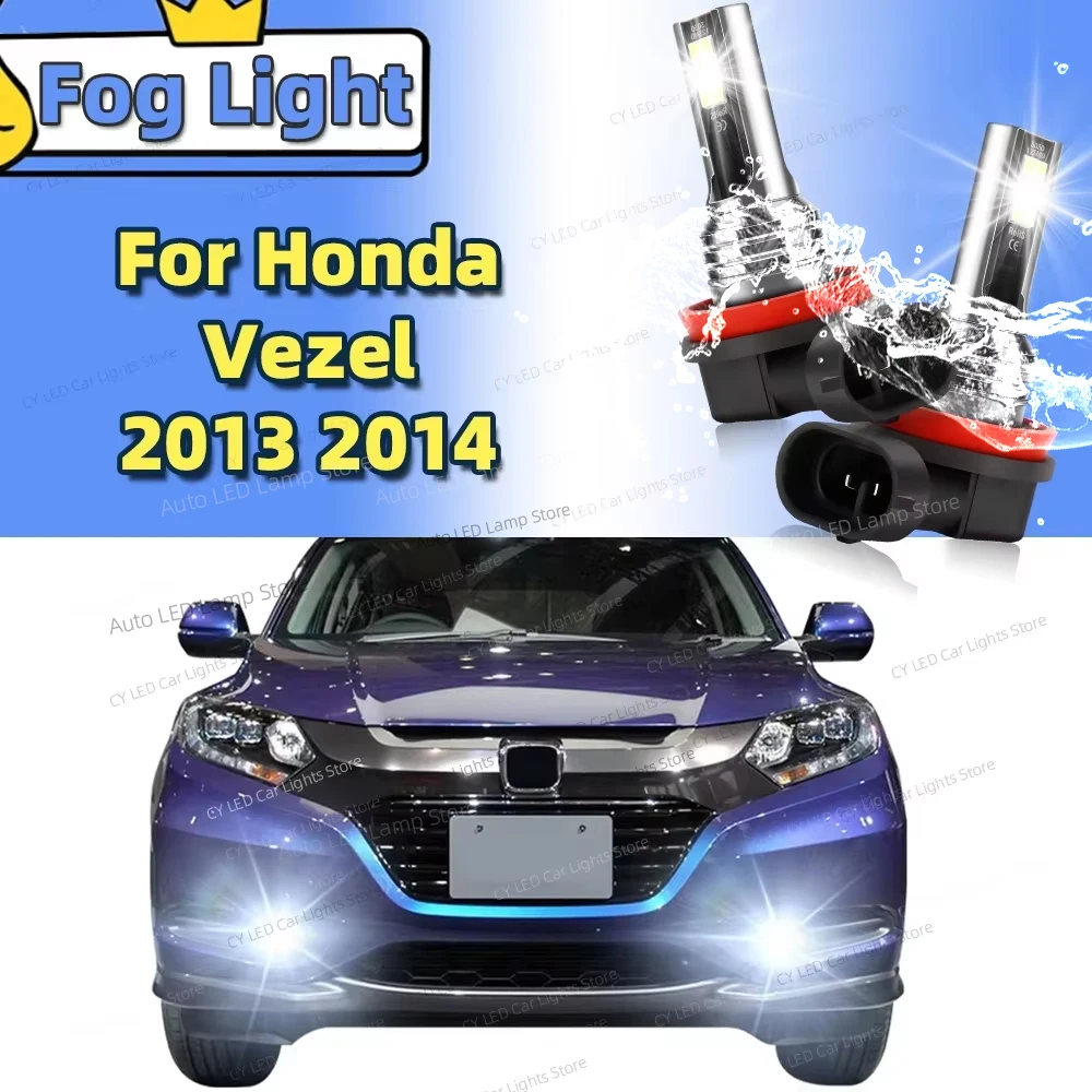 2Pcs LED Front Fog Light Lamp Canbus 6000K Car Bulbs For Honda Vezel 2013 2014 Plug and Play Accessories 12v
2Pcs LED Front Fog Light Lamp Canbus 6000K Car Bulbs For Honda Vezel 2013 2014 Plug and Play Accessories 12v