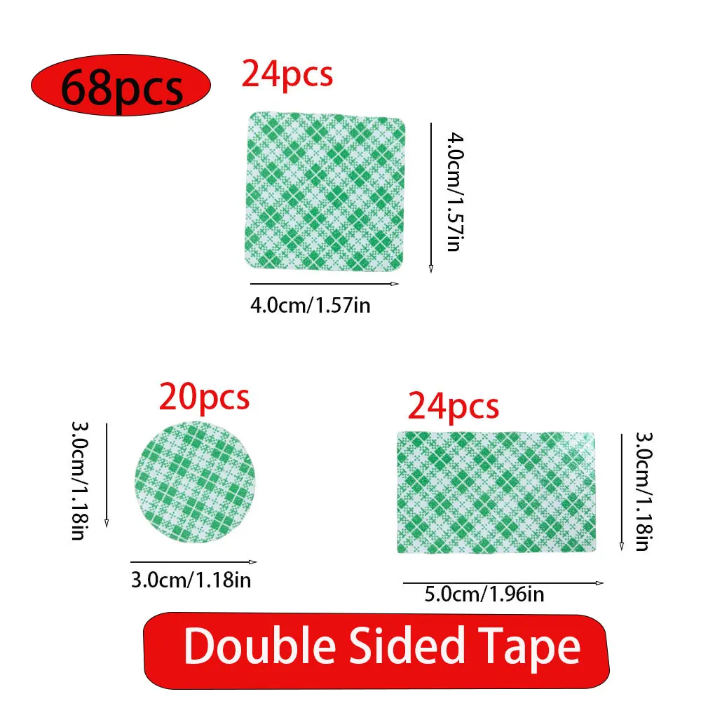 68Pcs Double Sided Foam Tape White Waterproof Self-Adhesive Foam Tape Strong Sticky Pads For DIY Art Crafts Supplies
68Pcs Double Sided Foam Tape White Waterproof Self-Adhesive Foam Tape Strong Sticky Pads For DIY Art Crafts Supplies