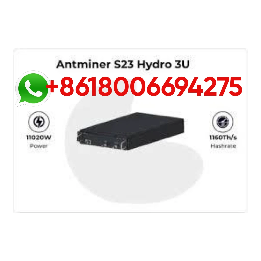 B.BUY 2 GET 1 FREE Bitmain Antminer S23 Hydro 3U 1160Th 11020W Bitcoin Miner
B.BUY 2 GET 1 FREE Bitmain Antminer S23 Hydro 3U 1160Th 11020W Bitcoin Miner