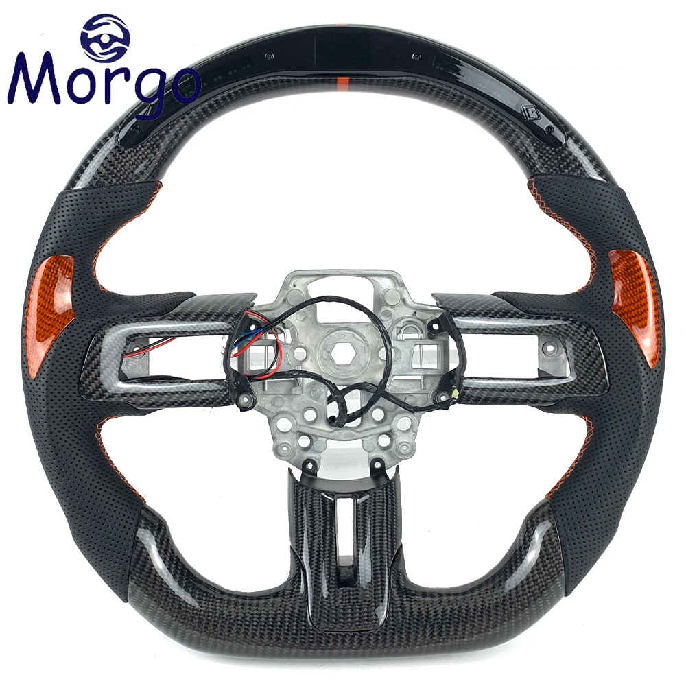 For Ford Mustang 2023 2022 2021 2020 2018 2019 Custom LED Carbon Fiber Steering Wheel
For Ford Mustang 2023 2022 2021 2020 2018 2019 Custom LED Carbon Fiber Steering Wheel
