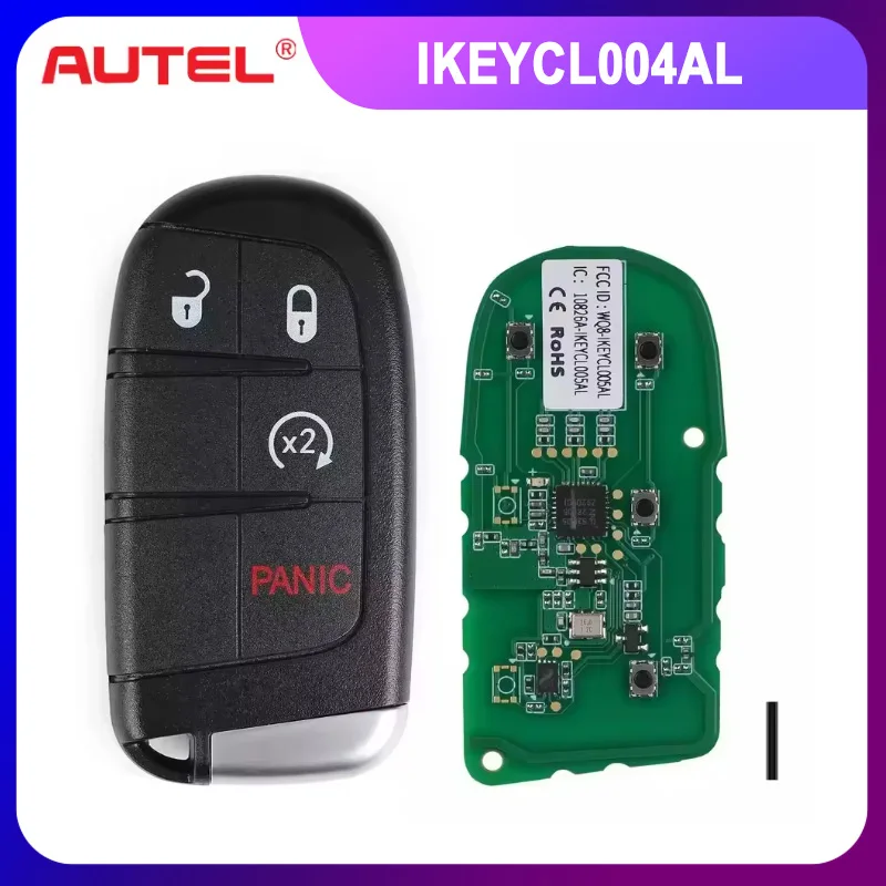 1 шт. универсальный смарт-ключ Autel IKEY IKEYCL004AL CL004AL с 4 кнопками для Chrysler, для Autel Smart Key, для KM100 IM508 IM608
1 шт. универсальный смарт-ключ Autel IKEY IKEYCL004AL CL004AL с 4 кнопками для Chrysler, для Autel Smart Key, для KM100 IM508 IM608