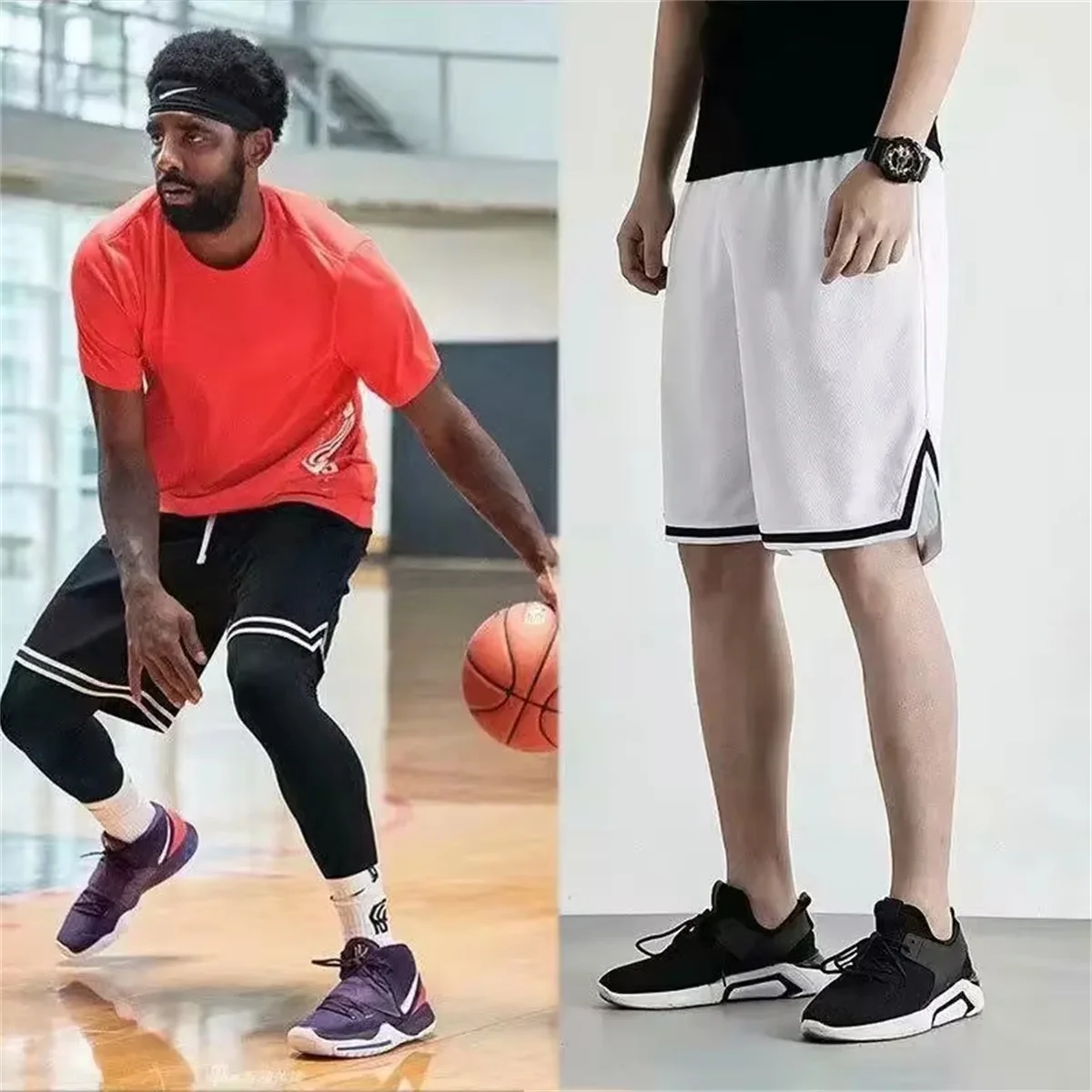 Men's Basketball Pants Running Shorts Fitness Five-Minute Mesh Pants Loose-Fit Sports Streetball Trendy Training Wear Shorts
Men's Basketball Pants Running Shorts Fitness Five-Minute Mesh Pants Loose-Fit Sports Streetball Trendy Training Wear Shorts