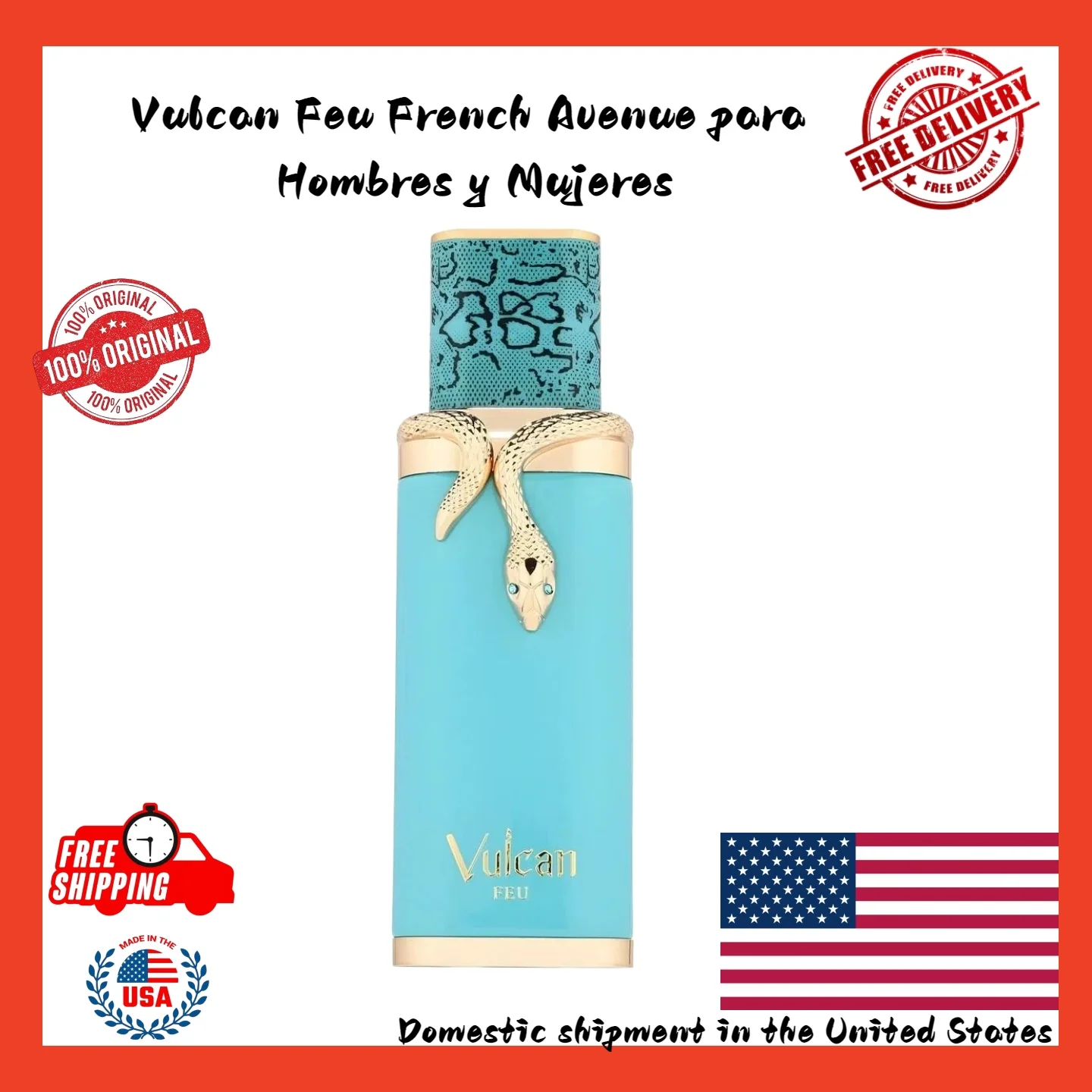 Vulcan Feu by French Avenue | 100ml EDP Spray | Fast Shipping VIRAL! Luxury perfume a birthday or Valentine's Day gift
Vulcan Feu by French Avenue | 100ml EDP Spray | Fast Shipping VIRAL! Luxury perfume a birthday or Valentine's Day gift