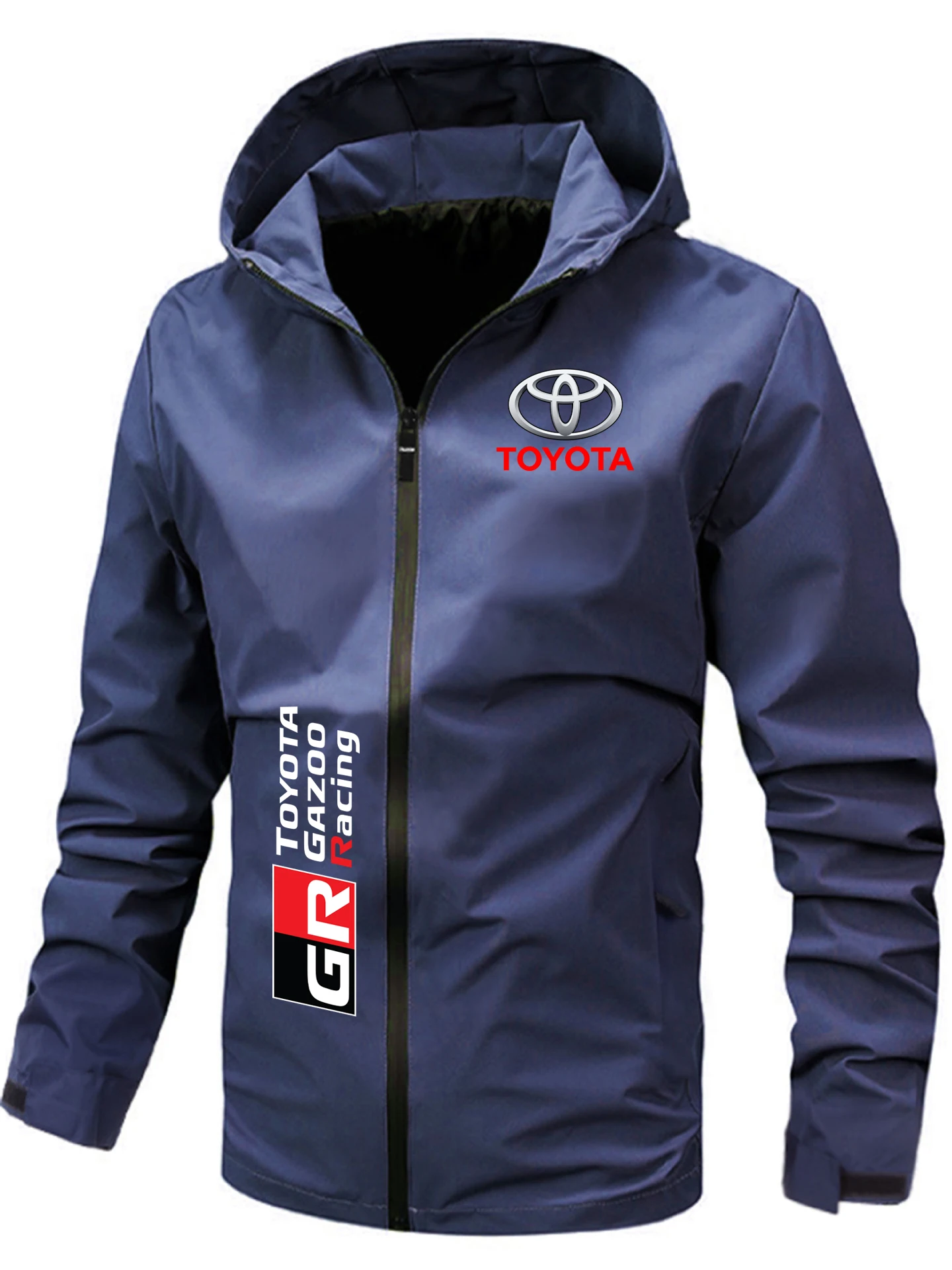 Toyota Baseball Jacket Hooded Windbreaker with Toyota Logo Print,Casual Hip-Hop Street Style Outerwear Topchaquetas para hombre
Toyota Baseball Jacket Hooded Windbreaker with Toyota Logo Print,Casual Hip-Hop Street Style Outerwear Topchaquetas para hombre