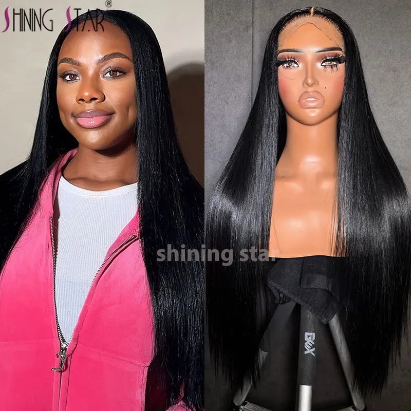 30 34 Inch 13X6 Straight Lace Frontat Wigs Natural Color 13X4 Lace Front Human Hair Wig Pre Plucked For Black Women 180 Density
30 34 Inch 13X6 Straight Lace Frontat Wigs Natural Color 13X4 Lace Front Human Hair Wig Pre Plucked For Black Women 180 Density