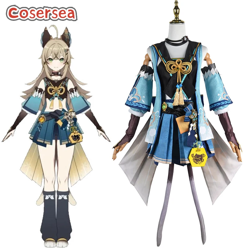 Cosersea Kirara Cosplay Costume Game Genshin Impact Kirara Role Play Halloween Women Dress Uniform Carnival Party Outfit Fullset
Cosersea Kirara Cosplay Costume Game Genshin Impact Kirara Role Play Halloween Women Dress Uniform Carnival Party Outfit Fullset