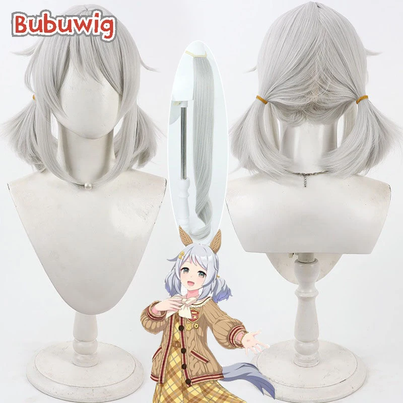Bubuwig Synthetic Hair Hishi Miracle Cosplay Wigs Uma musume: Pretty Derby Hishi Miracle 40cm Silver White Wig Heat Resistant
Bubuwig Synthetic Hair Hishi Miracle Cosplay Wigs Uma musume: Pretty Derby Hishi Miracle 40cm Silver White Wig Heat Resistant