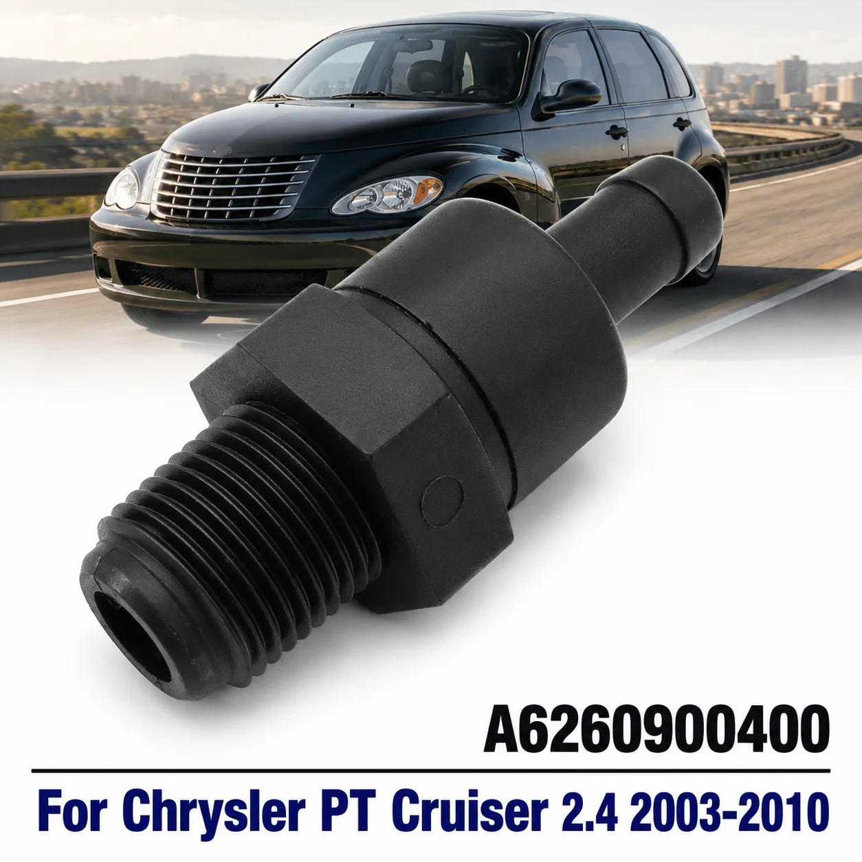 PCV Valve For Chrysler PT Cruiser 2.4 2003 - 2010 Sebring Dodge Neon Stratus Jeep Wrangler Liberty Sport 4777240AD 4777240AC
PCV Valve For Chrysler PT Cruiser 2.4 2003 - 2010 Sebring Dodge Neon Stratus Jeep Wrangler Liberty Sport 4777240AD 4777240AC