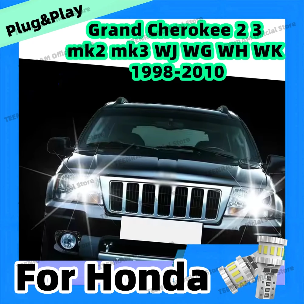 2Pcs Led Parking Light For Jeep Grand Cherokee mk2 mk3 2 3 WJ WG WH WK 1998-2006 2007 2008 2009 2010 Accessories Clearance Lamps
2Pcs Led Parking Light For Jeep Grand Cherokee mk2 mk3 2 3 WJ WG WH WK 1998-2006 2007 2008 2009 2010 Accessories Clearance Lamps