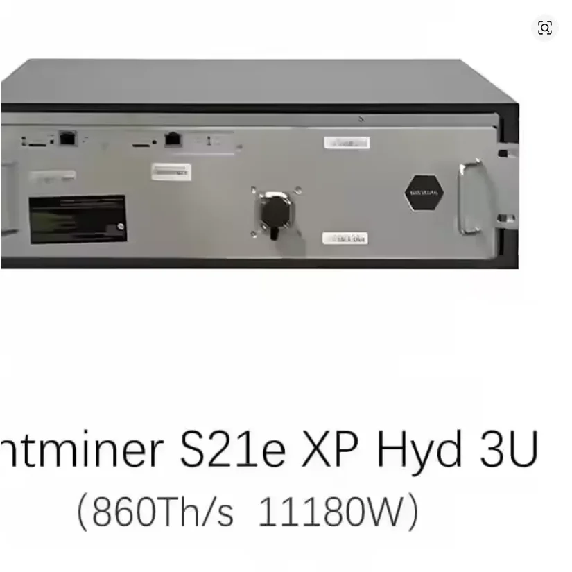 HOT SELLING Bitmain Antminer S21e XP Hyd 3U 860Th/s 11180W Bitcoin Hydro Cooling Miner - PSU Included
HOT SELLING Bitmain Antminer S21e XP Hyd 3U 860Th/s 11180W Bitcoin Hydro Cooling Miner - PSU Included