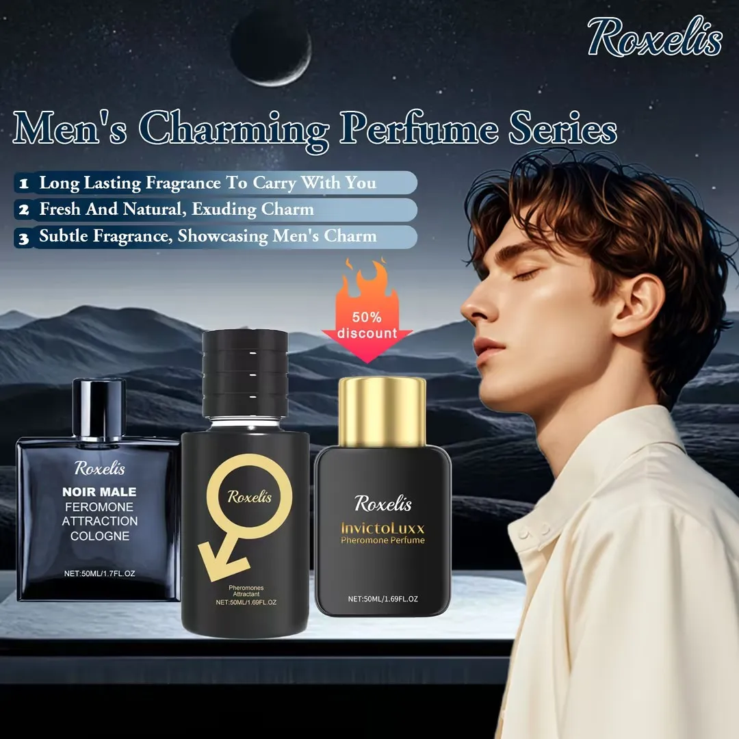 Roxelis 50 мл мужские духи с феромонами, спрей, очаровательный, стойкий аромат, против пота, для флирта, свиданий, романтический аромат, духи
Roxelis 50 мл мужские духи с феромонами, спрей, очаровательный, стойкий аромат, против пота, для флирта, свиданий, романтический аромат, духи