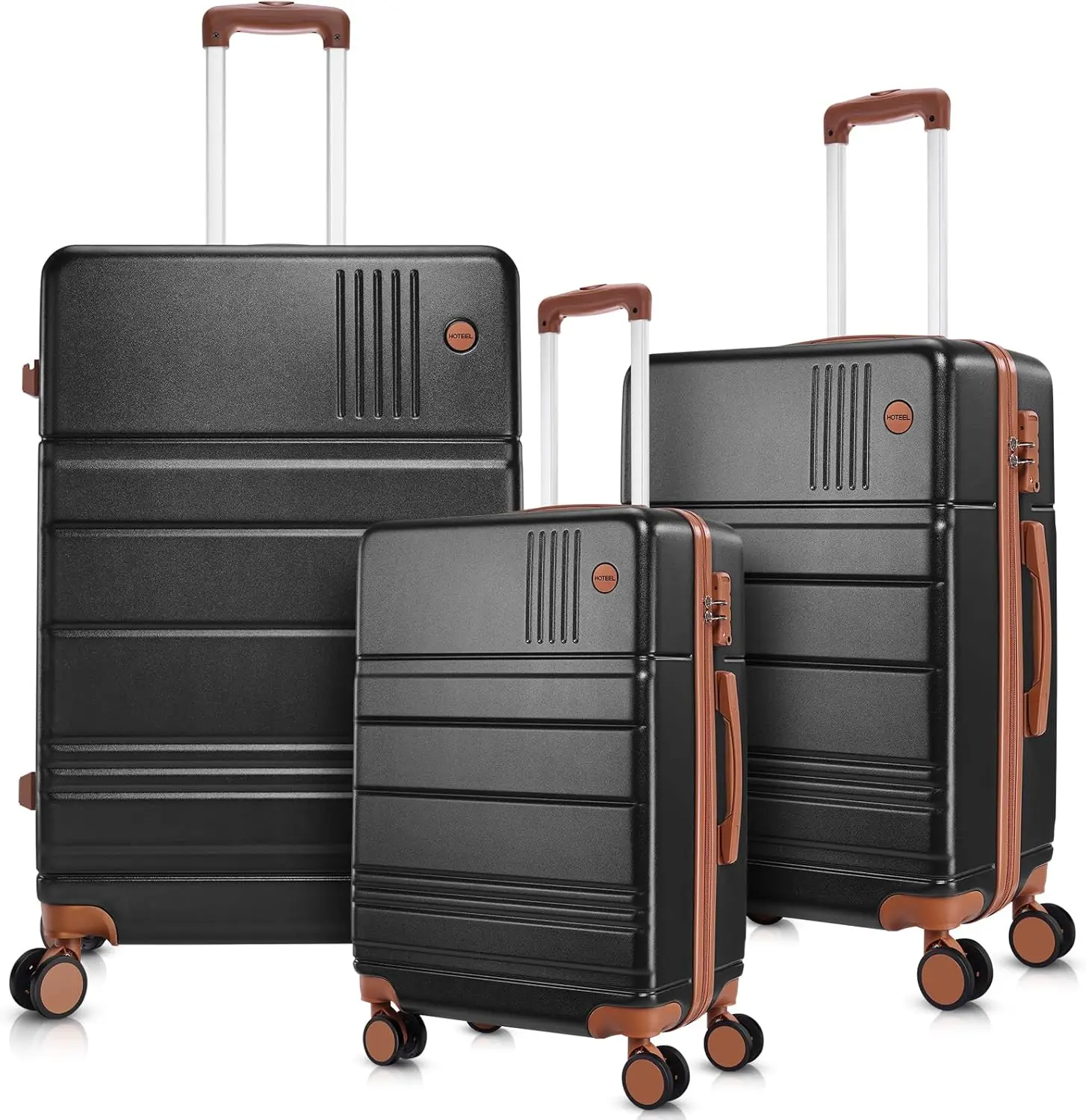 3 Piece Luggage Sets ABS+PC Hard Shell Suitcases With Wheels TSA Aproved Lock Side Hook Travel Suit Case Set 20/24/28 Inch
3 Piece Luggage Sets ABS+PC Hard Shell Suitcases With Wheels TSA Aproved Lock Side Hook Travel Suit Case Set 20/24/28 Inch 