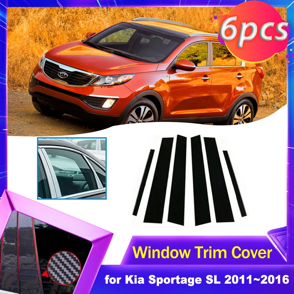 Накладка на окно двери автомобиля для Kia Sportage SL 2011 ~ 2016 2012, черная хромированная наклейка из углеродного волокна, наклейка на стойки, аксессуары
Накладка на окно двери автомобиля для Kia Sportage SL 2011 ~ 2016 2012, черная хромированная наклейка из углеродного волокна, наклейка на стойки, аксессуары