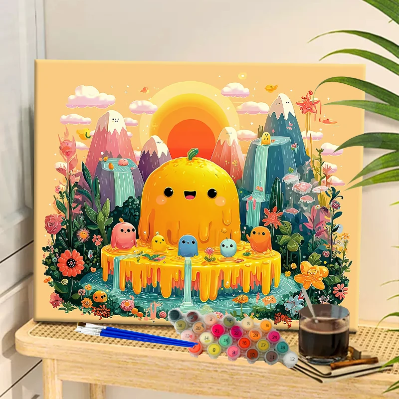 Картина по номерам Jelly Paradise, акриловая краска, холст, дропшиппинг, портрет, семейные детские фото, рождественские подарки 
Картина по номерам Jelly Paradise, акриловая краска, холст, дропшиппинг, портрет, семейные детские фото, рождественские подарки