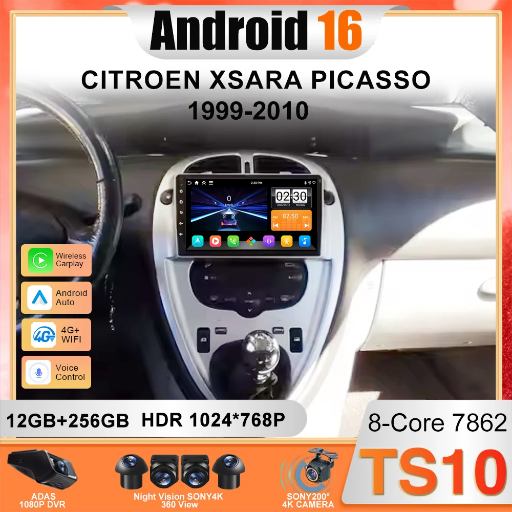 Car Radio For Citroen Xsara Picasso 1999-2010 Carplay Multimedia Player Screen GPS Navigation Android Auto Video Wifi No 2din 2K
Car Radio For Citroen Xsara Picasso 1999-2010 Carplay Multimedia Player Screen GPS Navigation Android Auto Video Wifi No 2din 2K
