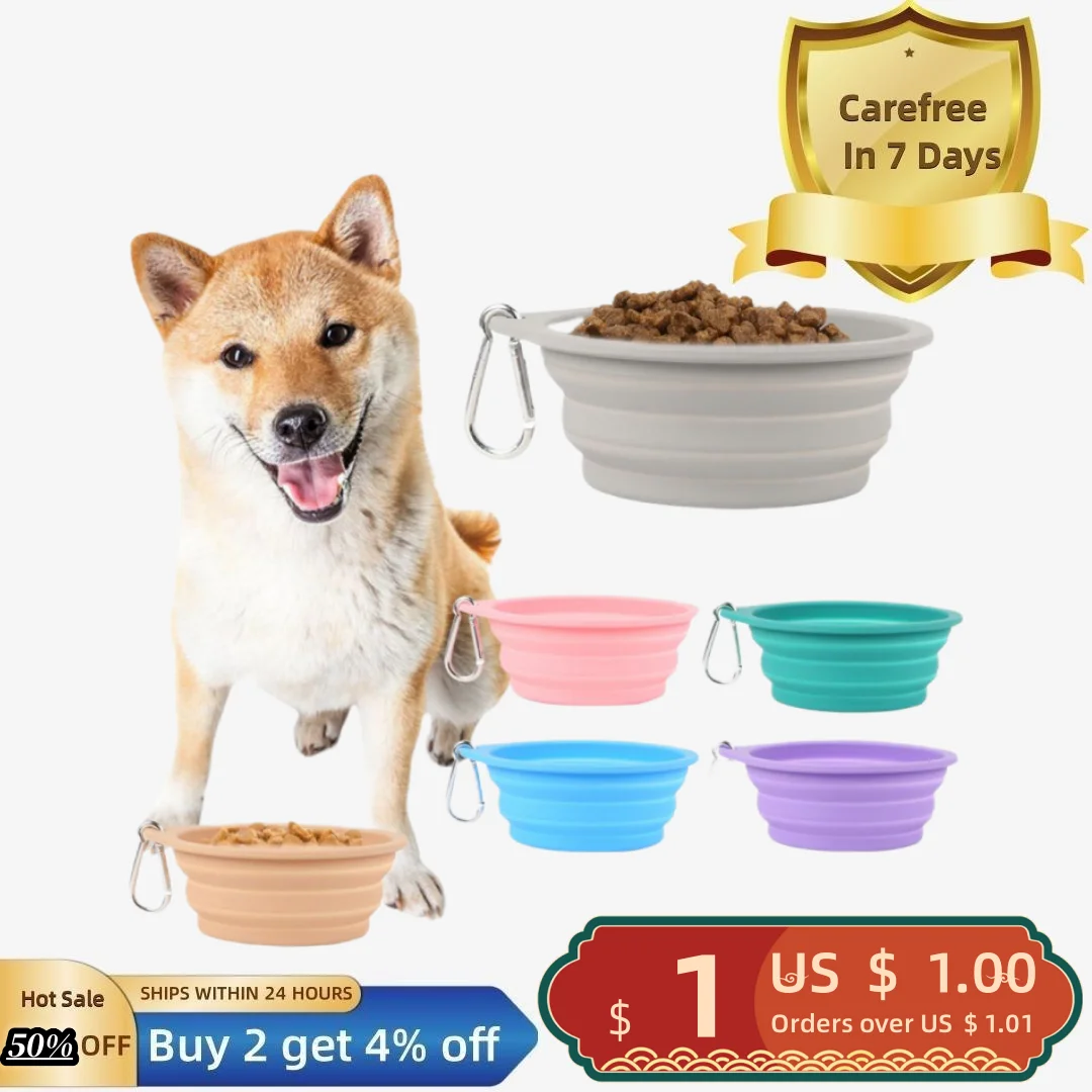 600ML Pet Bowl Convenient Foldable Silicone Dog Bowls Portable Easy to Clean Cat Dog Food Bowl Pet Supply
600ML Pet Bowl Convenient Foldable Silicone Dog Bowls Portable Easy to Clean Cat Dog Food Bowl Pet Supply