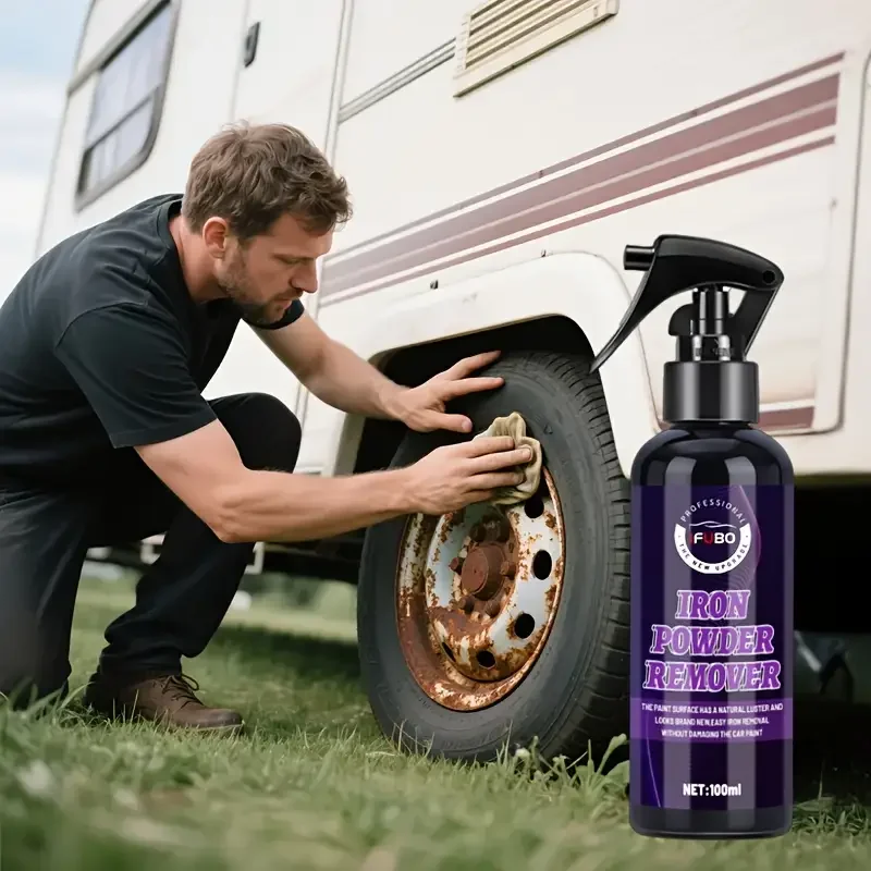 Powerful Rust Remover Spray: Lightly press the nozzle, and all rust stains on the RV will disappear instantly, leaving it smooth
Powerful Rust Remover Spray: Lightly press the nozzle, and all rust stains on the RV will disappear instantly, leaving it smooth
