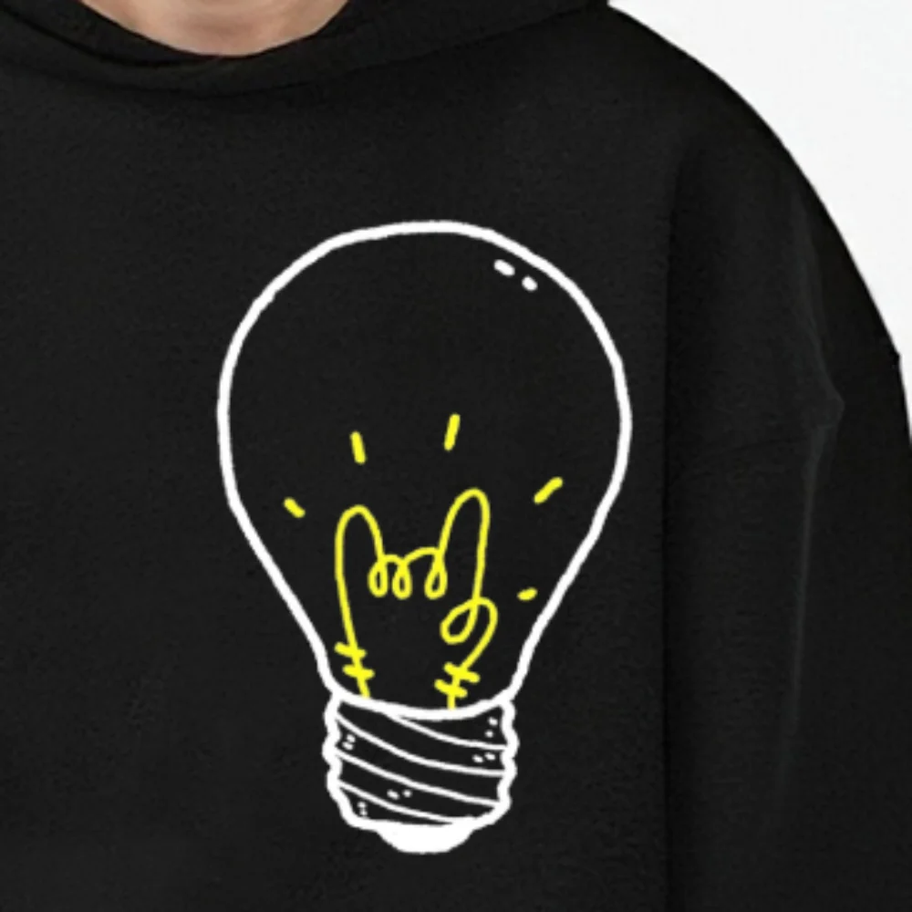 Толстовка с капюшоном с лампочкой, креативный художественный дизайн, повседневные свободные топы с длинными рукавами, забавные модные модные удобные тканевые топы
Толстовка с капюшоном с лампочкой, креативный художественный дизайн, повседневные свободные топы с длинными рукавами, забавные модные модные удобные тканевые топы