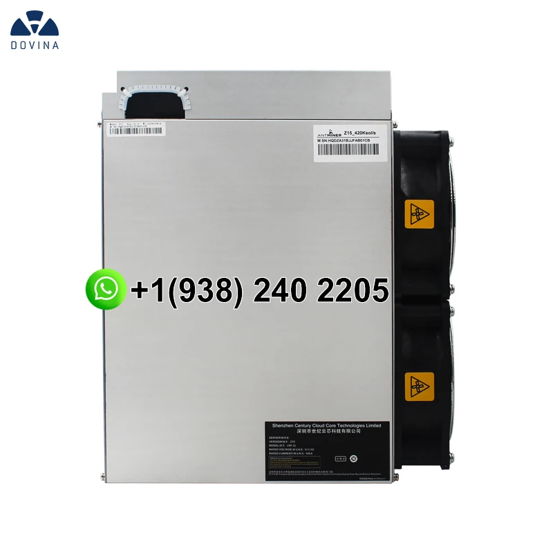 Высокодоходный майнер Zcash Z15 Pro 840KSol 3.3J/KSol: Надежный ASIC-майнер
Высокодоходный майнер Zcash Z15 Pro 840KSol 3.3J/KSol: Надежный ASIC-майнер