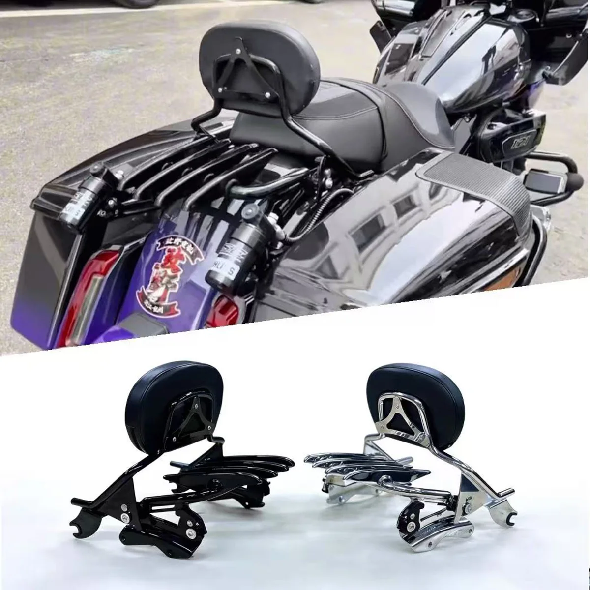 22-дюймовая цельная съемная спинка-подушка для пассажира мотоцикла Harley Touring Road King Road Glide FLHXS 2009-2021
22-дюймовая цельная съемная спинка-подушка для пассажира мотоцикла Harley Touring Road King Road Glide FLHXS 2009-2021