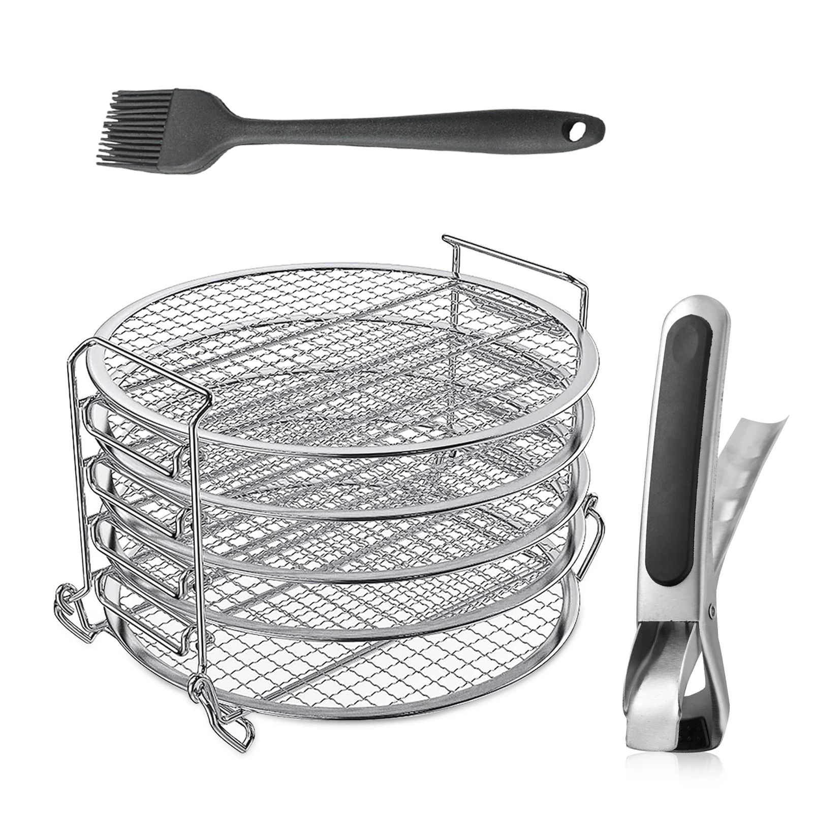 Dehydrator Rack Grill Accesories Compatible for Ninja Foodi Pressure Cooker and Air Fryer, Ninja Air Fryer Accessories
Dehydrator Rack Grill Accesories Compatible for Ninja Foodi Pressure Cooker and Air Fryer, Ninja Air Fryer Accessories