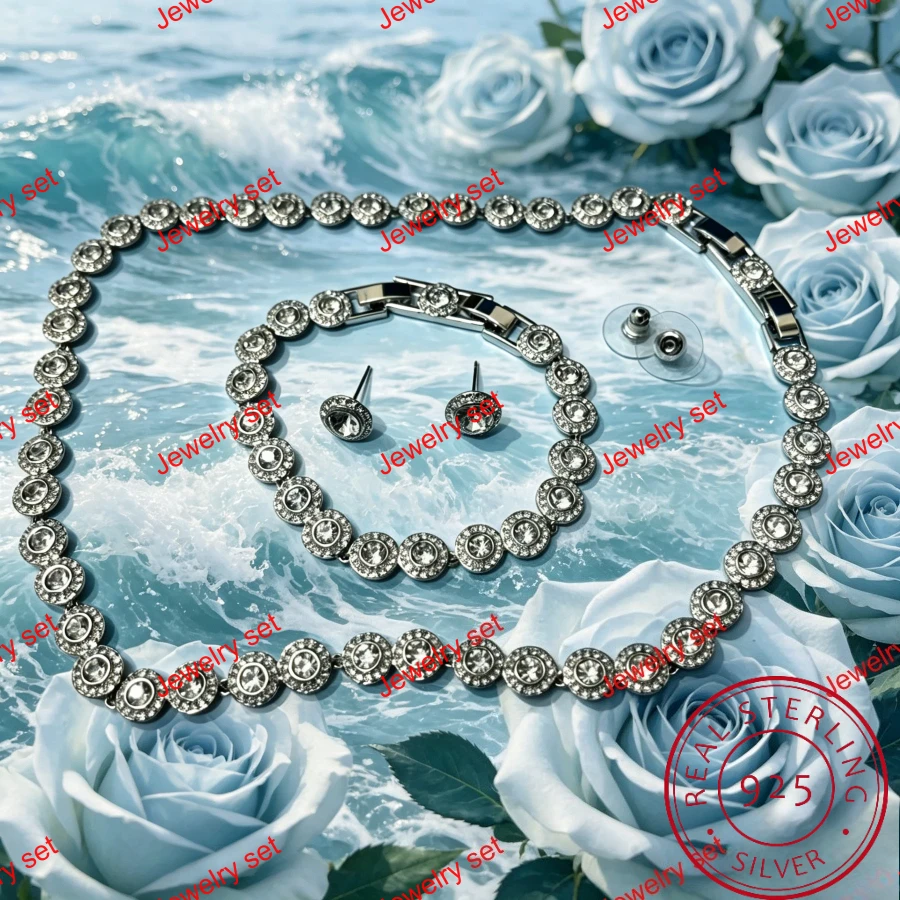 2026S925 Pure Silver High Quality Jewelry Set Exquisite Luxury Wedding Jewelry Simple Elegant Jewelry Set
2026S925 Pure Silver High Quality Jewelry Set Exquisite Luxury Wedding Jewelry Simple Elegant Jewelry Set