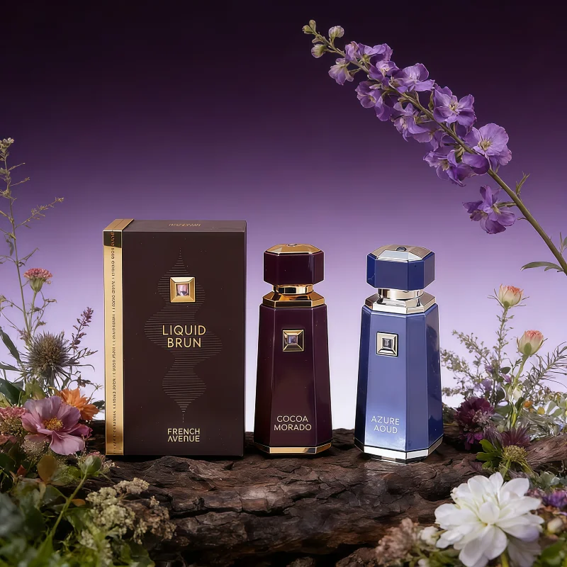 French Avenue Arab Perfume Collection: Liquid Brun, Cocoa, Morado & Azzure Aoud Long Lasting Woody Spicy Vanilla Scent for Women
French Avenue Arab Perfume Collection: Liquid Brun, Cocoa, Morado & Azzure Aoud Long Lasting Woody Spicy Vanilla Scent for Women