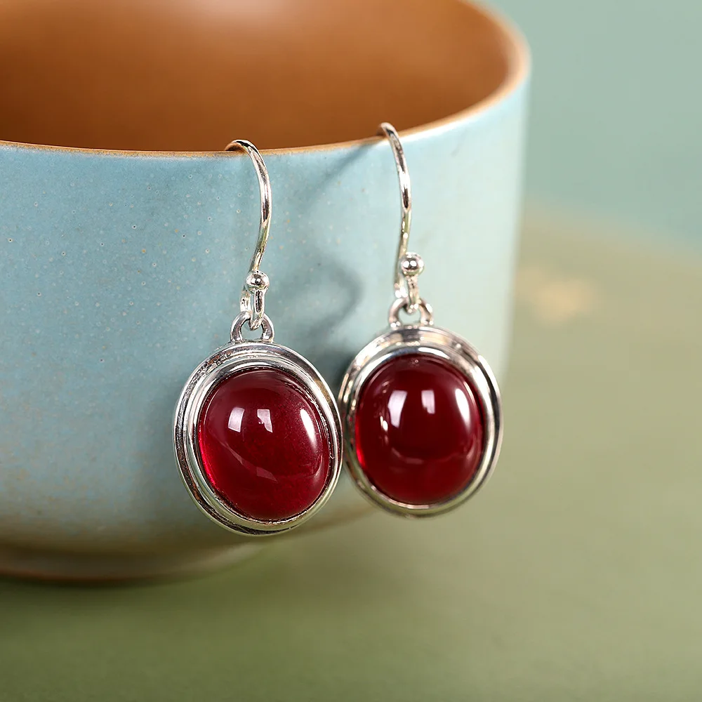 KJJEAXCMY fine jewelry S925 Pure silver jewelry earrings garnet lovely ladies earrings jewelry
KJJEAXCMY fine jewelry S925 Pure silver jewelry earrings garnet lovely ladies earrings jewelry
