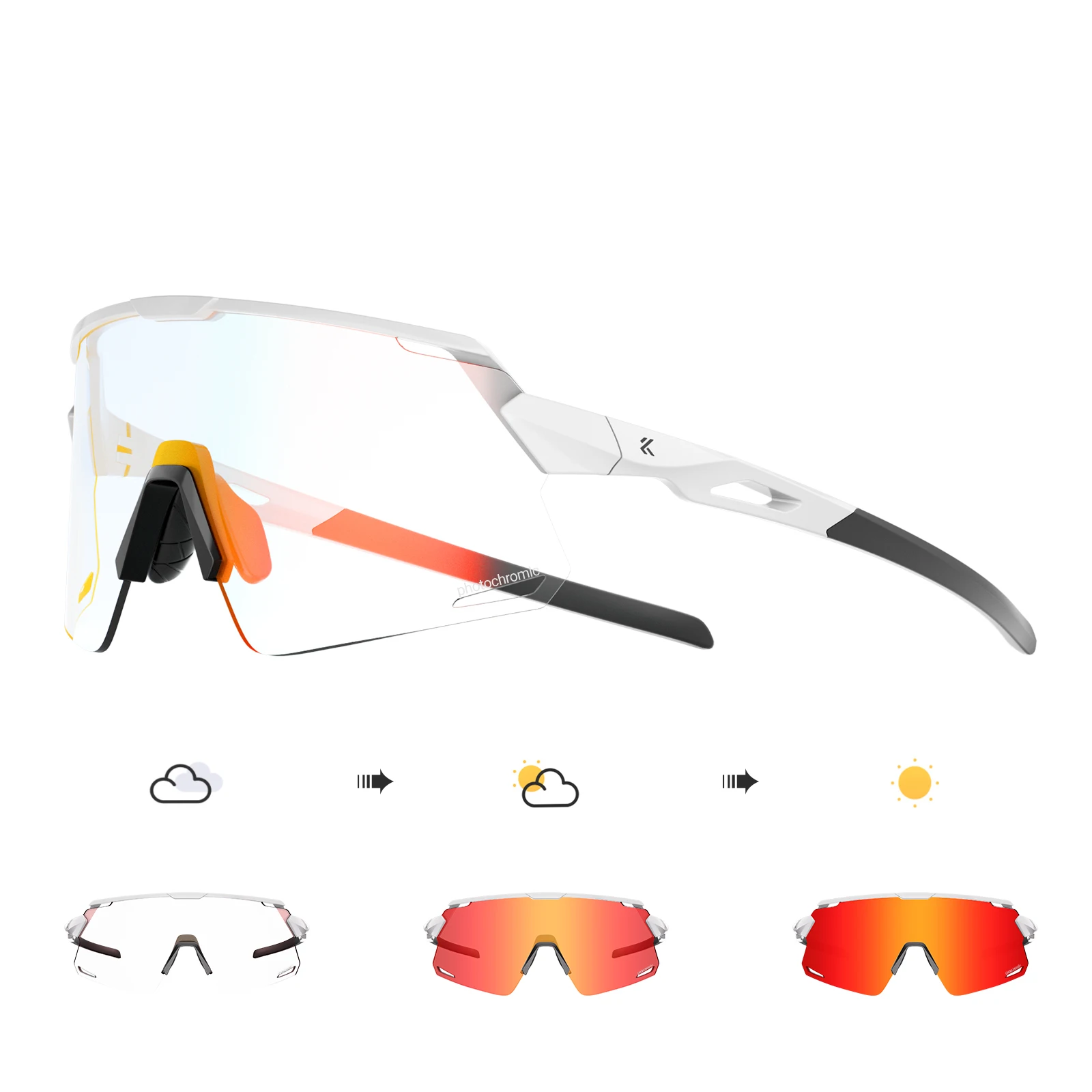 Kapvoe New Color Red Photochormic Sunglasses New Cycling Glasses Men High Define Lenses Sports Sunglasses Women UV400 Protection
Kapvoe New Color Red Photochormic Sunglasses New Cycling Glasses Men High Define Lenses Sports Sunglasses Women UV400 Protection