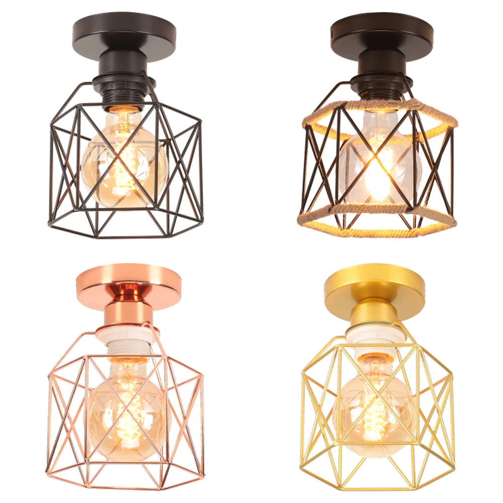 Indoor Retro E27 Ceiling Lamps for Corridor Aisle Bedroom Vintage Chandelier Lighting Industrial Ceiling Lights Fixture Decor
Indoor Retro E27 Ceiling Lamps for Corridor Aisle Bedroom Vintage Chandelier Lighting Industrial Ceiling Lights Fixture Decor