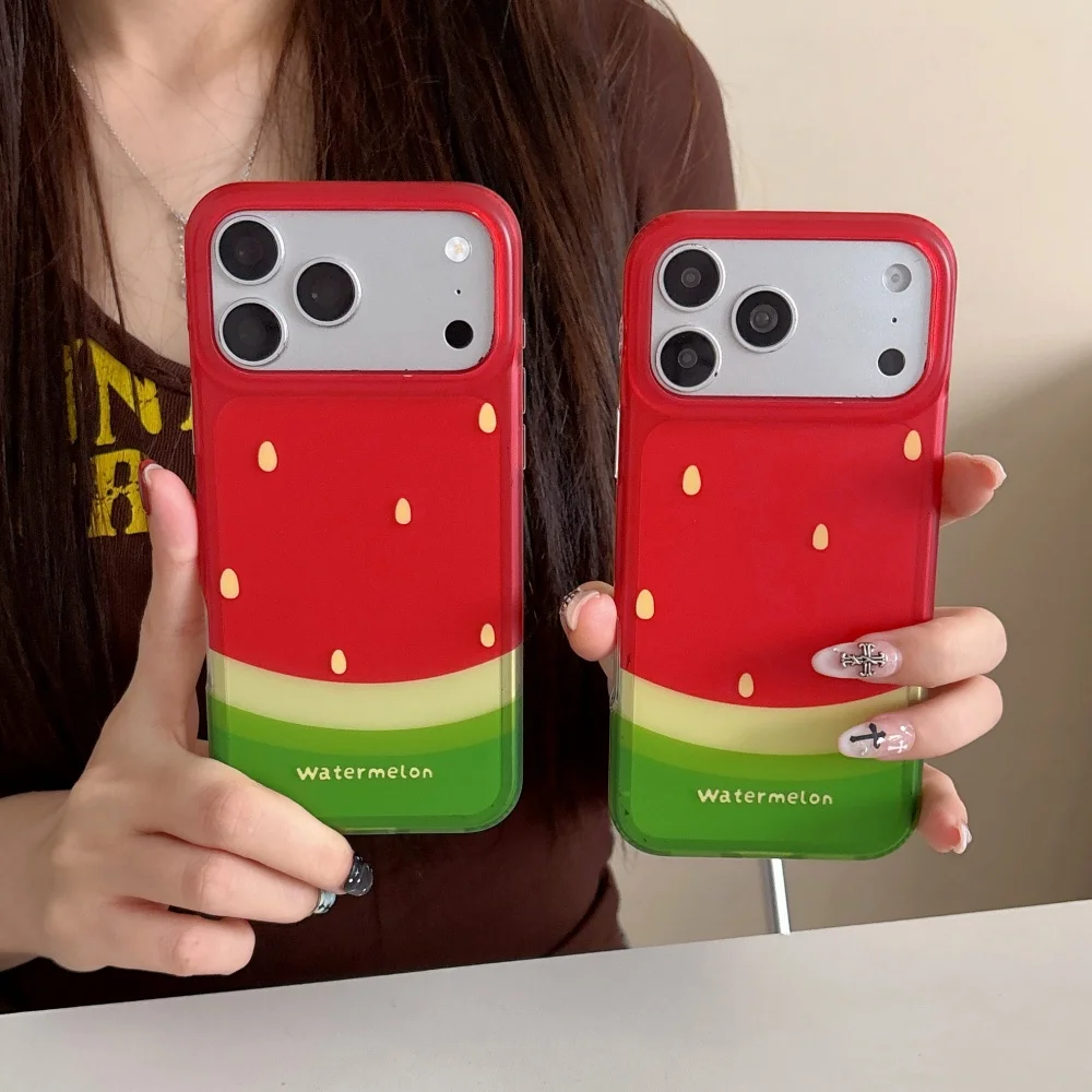 Fashion Korean INS Cute Watermelon Red Phone Case for iPhone 17Pro 15 16 17 ProMax 15Pro 14 13 Summer Shockproof Protective Case
Fashion Korean INS Cute Watermelon Red Phone Case for iPhone 17Pro 15 16 17 ProMax 15Pro 14 13 Summer Shockproof Protective Case