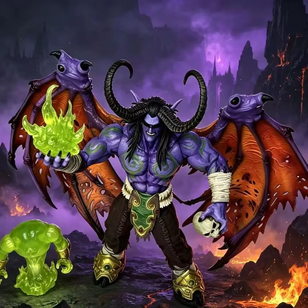 Demon Hunter Illidan Anime Game Peripheral Models, Trendy Toys, Anime Figurines, Table Decorations, and Birthday Gifts
Demon Hunter Illidan Anime Game Peripheral Models, Trendy Toys, Anime Figurines, Table Decorations, and Birthday Gifts