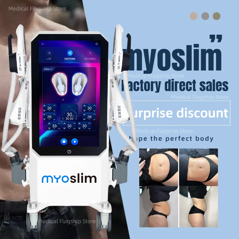 Myoslim 15Tesla Electromagnetic Slimming MachineRadio Frequency Body Shaping Device Fat Burning And Muscle Building Pelvic
Myoslim 15Tesla Electromagnetic Slimming MachineRadio Frequency Body Shaping Device Fat Burning And Muscle Building Pelvic