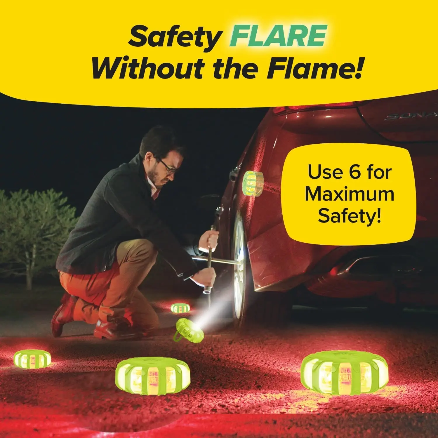 3/6pcs Car Emergency Light Strong Magnetic Safety Roadblock Light Rotating Strobe Light Vehicle Emergency Traffic Warning Light
3/6pcs Car Emergency Light Strong Magnetic Safety Roadblock Light Rotating Strobe Light Vehicle Emergency Traffic Warning Light