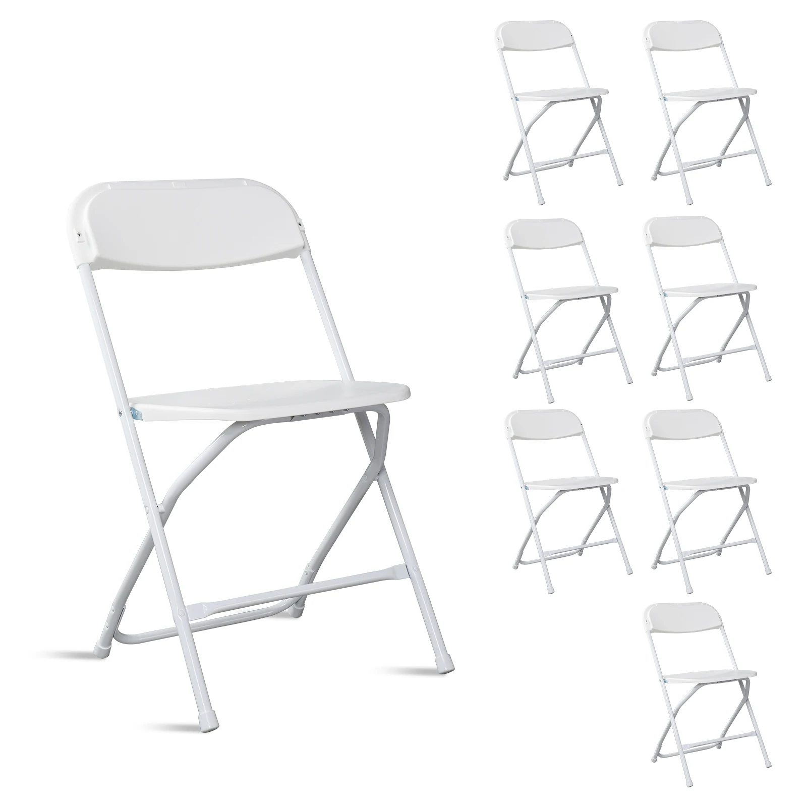 6pcs Injection Molding Classic Garden Plastic Folding Chair White
6pcs Injection Molding Classic Garden Plastic Folding Chair White