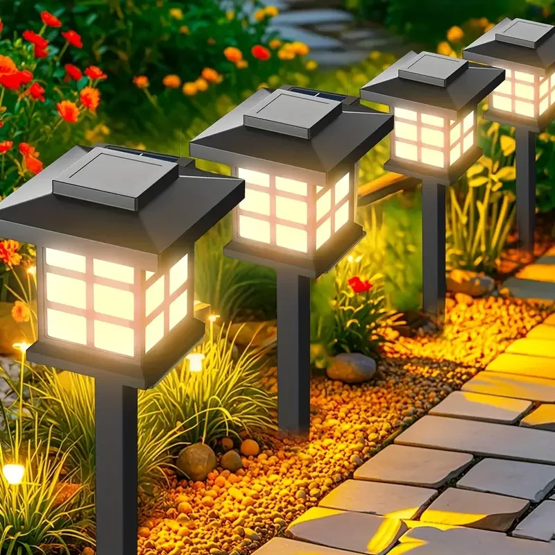 Solar outdoor lights, 6-piece LED solar lights outdoor, solar sidewalk lights, automatic on/off, courtyard, lawn, path lights.
Solar outdoor lights, 6-piece LED solar lights outdoor, solar sidewalk lights, automatic on/off, courtyard, lawn, path lights.