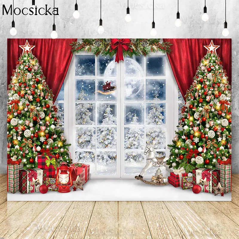 Christmas Backdrop For Photography Christmas Tree Window Snow Scene Photo Background Winter Holiday Family Portraits Photostudio
Christmas Backdrop For Photography Christmas Tree Window Snow Scene Photo Background Winter Holiday Family Portraits Photostudio