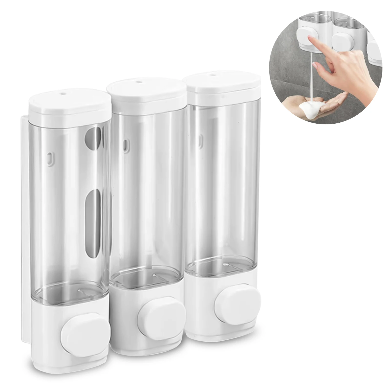 Shower Soap Dispenser Wall Mounted , Shampoo And Conditioner Dispenser,Shower Shampoo Dispenser 3 Chamber,Shower Dispenser
Shower Soap Dispenser Wall Mounted , Shampoo And Conditioner Dispenser,Shower Shampoo Dispenser 3 Chamber,Shower Dispenser