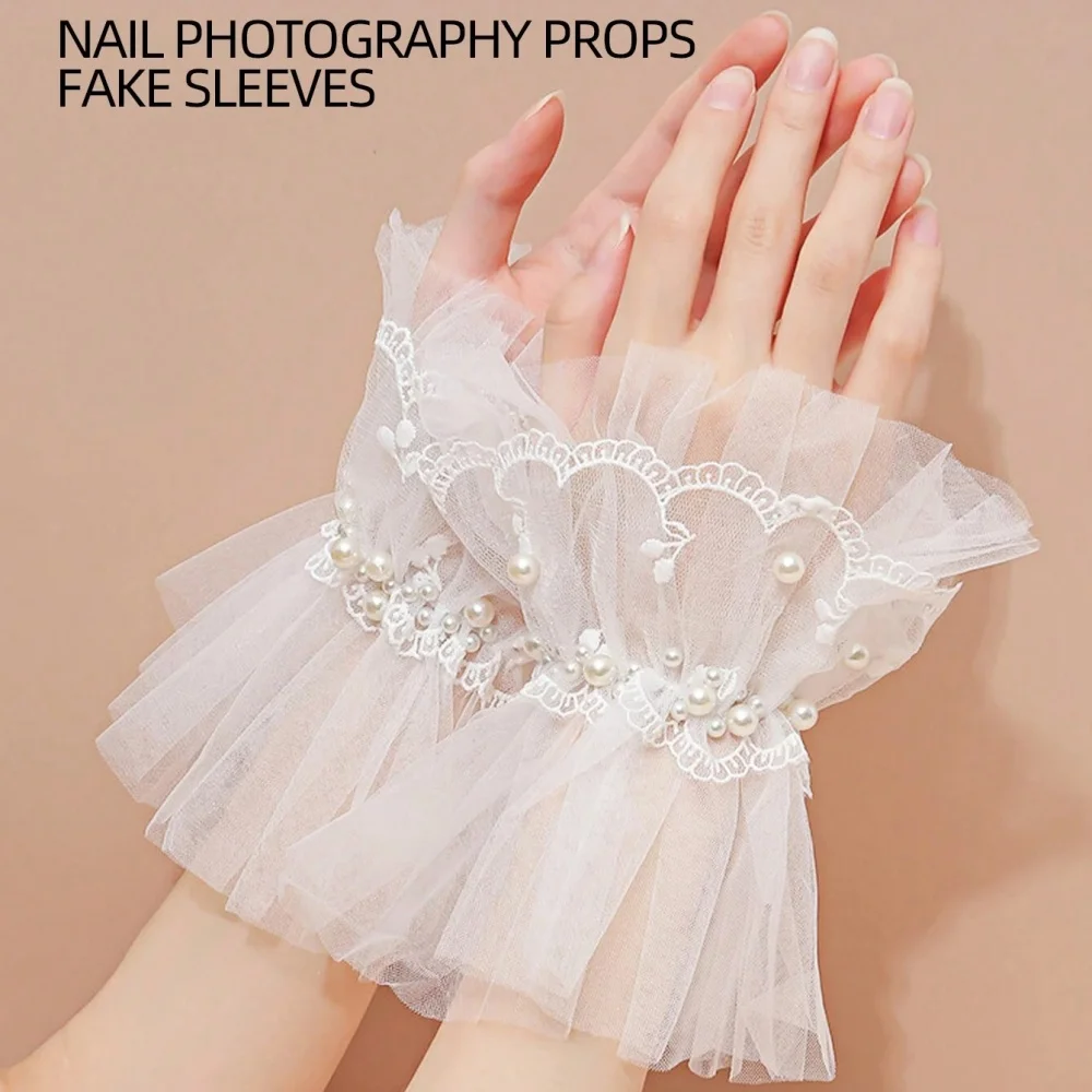 1 шт., белые накладные рукава Klimonla-прозрачная сетка, кружевной реквизит для фотосъемки ногтей, стиль Ins
1 шт., белые накладные рукава Klimonla-прозрачная сетка, кружевной реквизит для фотосъемки ногтей, стиль Ins