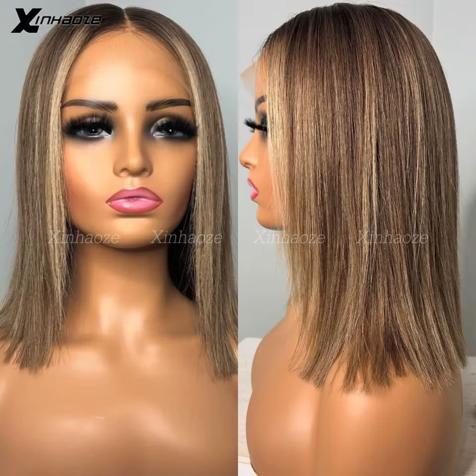 Blonde Brown Balayaga Highlight Human Hair Short Bob 5x5 Silk Top Closure Wigs Pre-Plucked 13x4/360 Lace Front Short Bob Wigs
Blonde Brown Balayaga Highlight Human Hair Short Bob 5x5 Silk Top Closure Wigs Pre-Plucked 13x4/360 Lace Front Short Bob Wigs