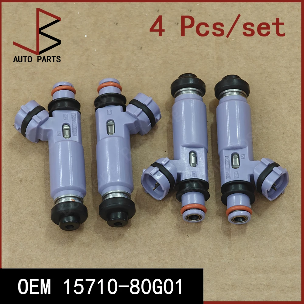 4pcs OEM 15710-80G01 1571080G01 15710-80G01-000 1571080G01000 195500-3980 1955003980 Fuel Injector Fit For SUZUKI Auto parts
4pcs OEM 15710-80G01 1571080G01 15710-80G01-000 1571080G01000 195500-3980 1955003980 Fuel Injector Fit For SUZUKI Auto parts