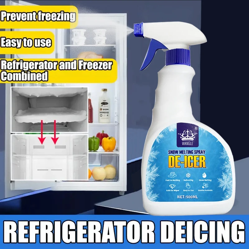 Refrigerator & Freezer De-Icer – Fast Ice Melting & Anti-Freeze Solution | Suitable for Home & RV Refrigeration Units
Refrigerator & Freezer De-Icer – Fast Ice Melting & Anti-Freeze Solution | Suitable for Home & RV Refrigeration Units